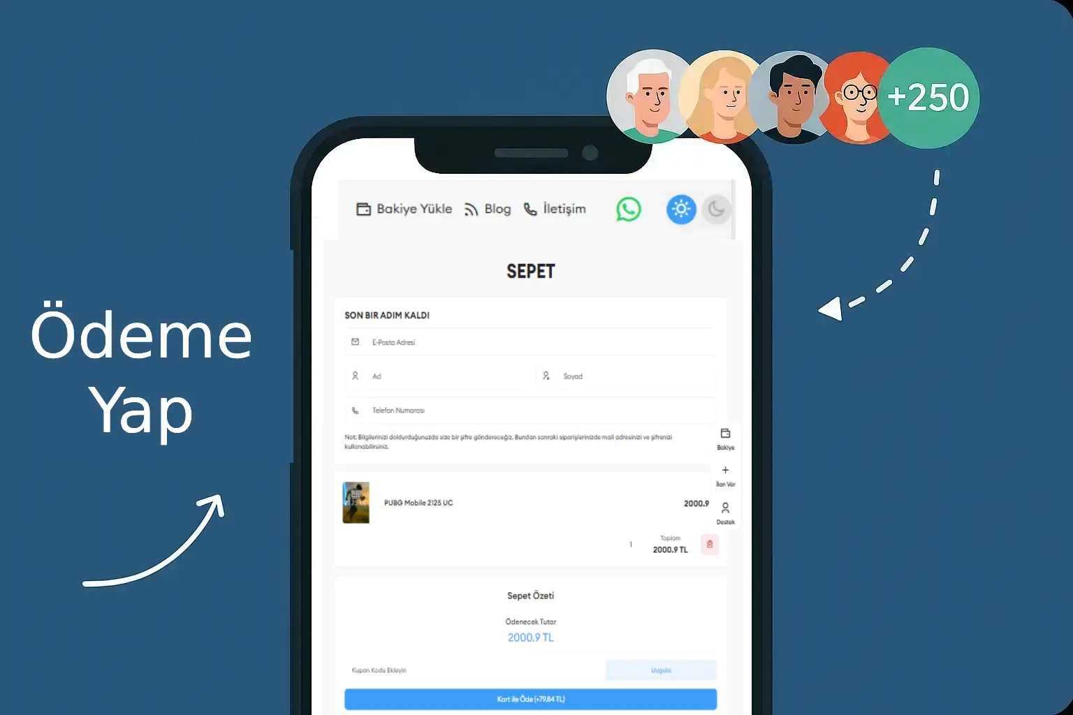 PUBG Mobile UC Ödeme ve Oyuncu ID